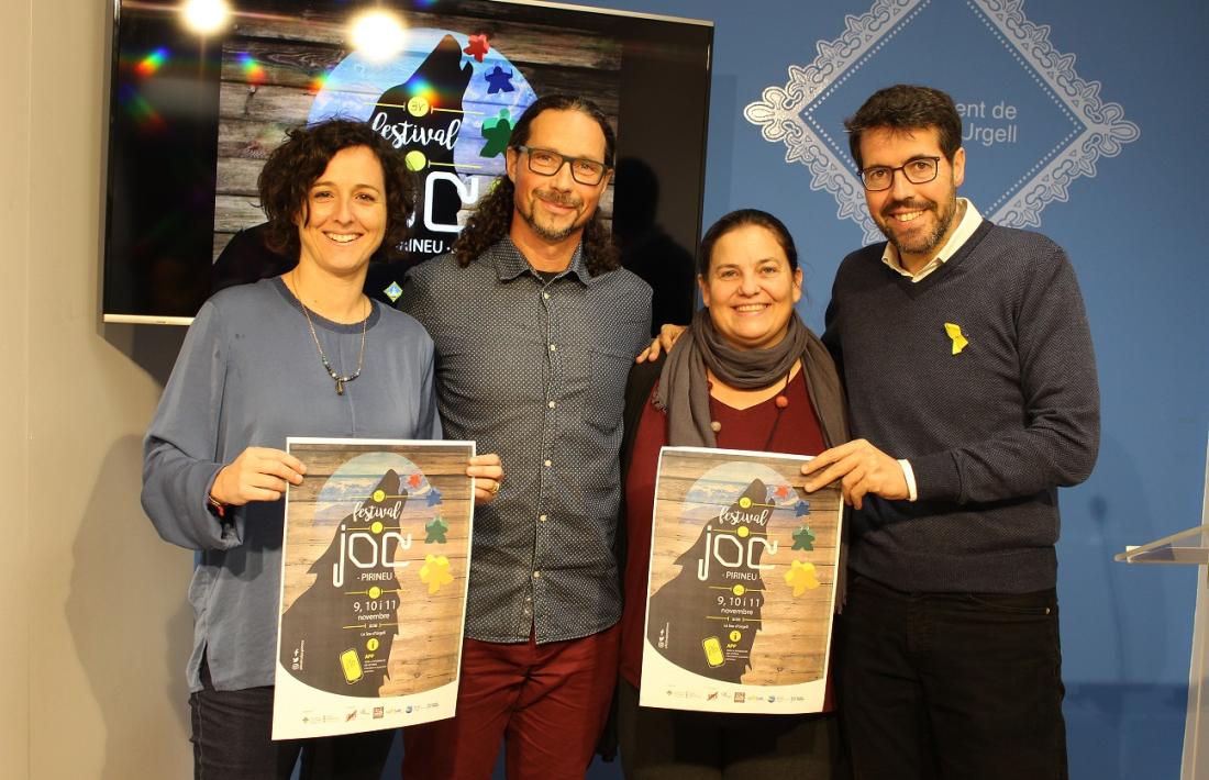 La presentació de la tercera edició del Festival del Joc del Pirineu.