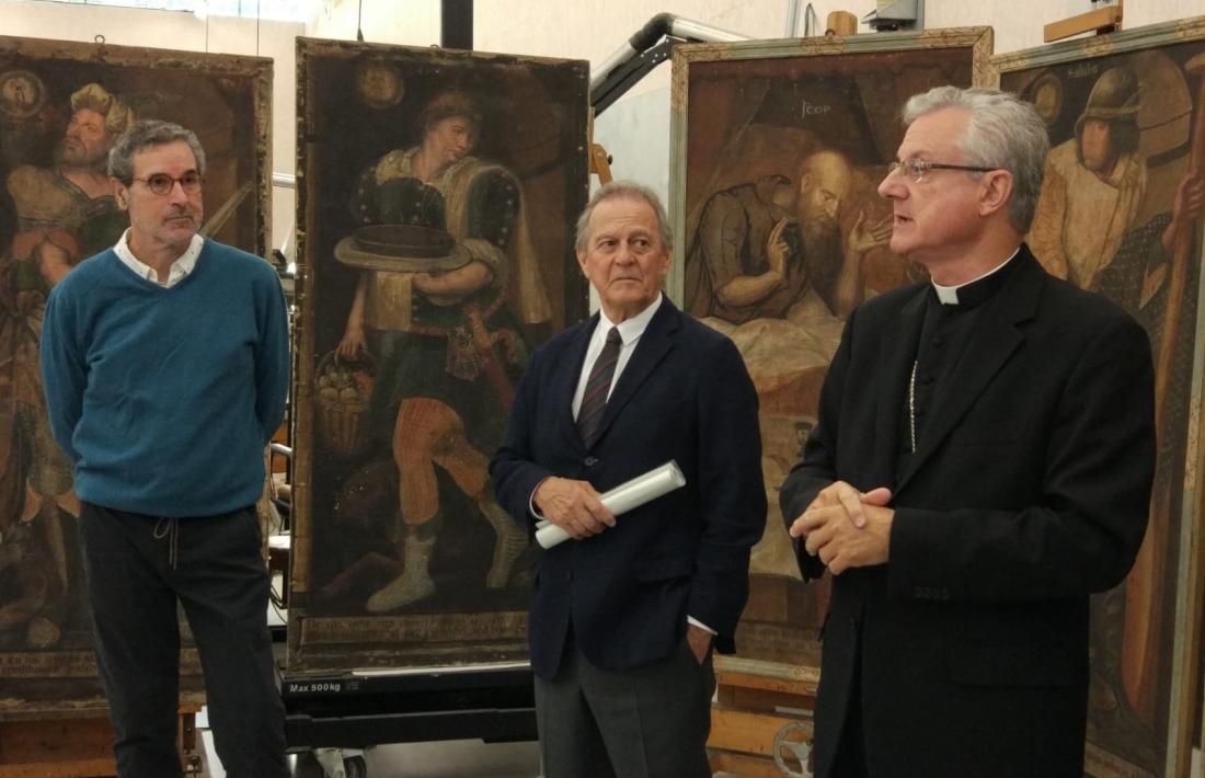 El copríncep episcopal, Joan-Enric Vives, en la presentació d'aquest dimarts.