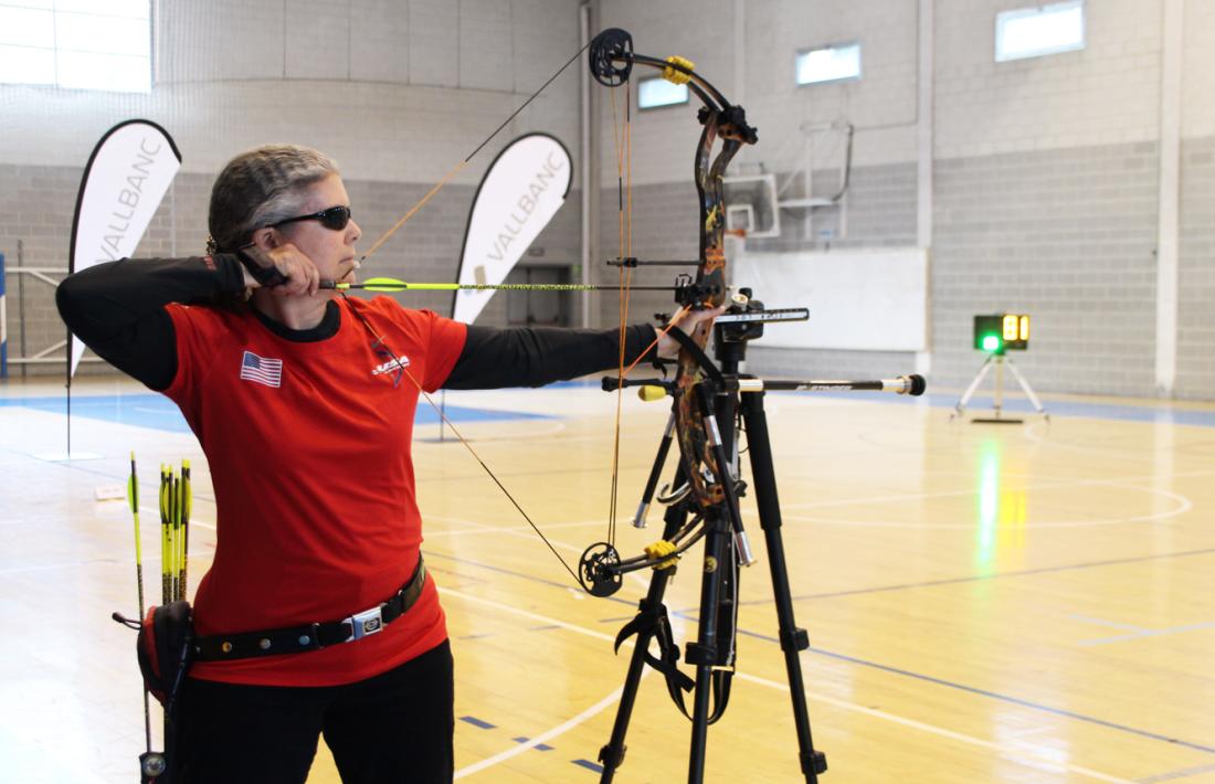 ANA/ Una competició de tir amb arc per a invidents organitzada per la Fadea.
