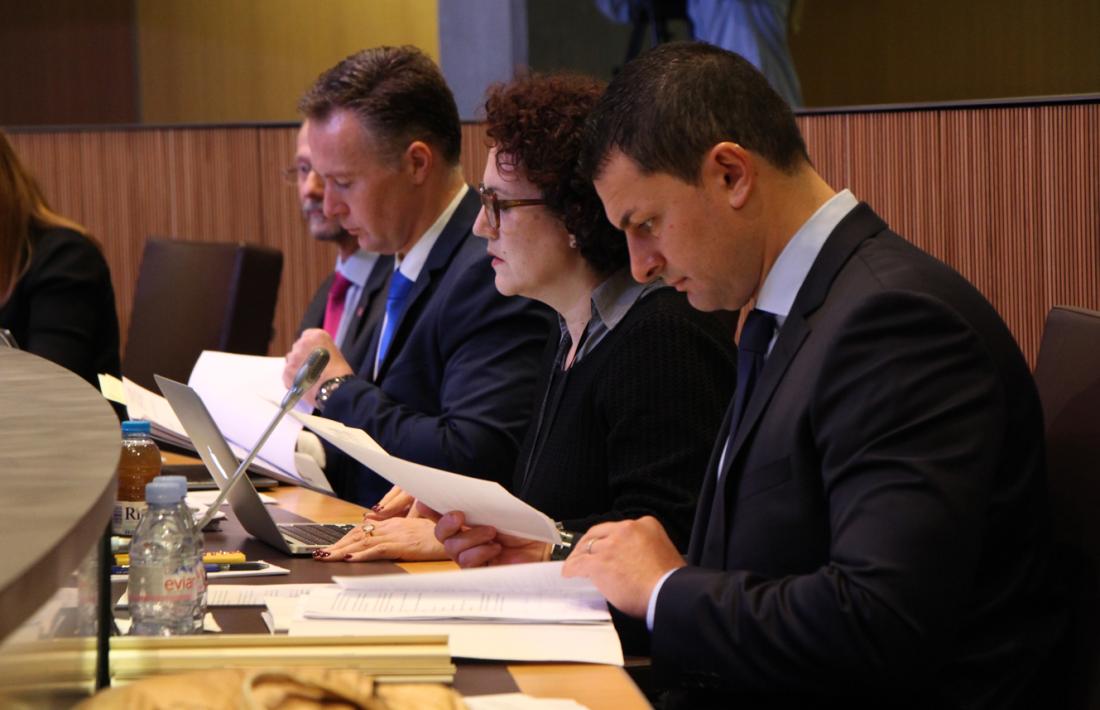 ANA/ El conseller general de Liberals d'Andorra (L'A), Jordi Gallardo, durant la sessió ordinària de Consell General.