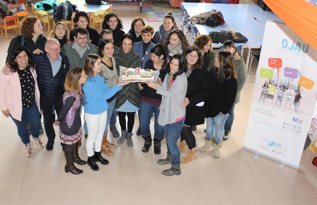 L’Escorxador va acollir ahir l’acte de celebració del desè aniversari de l’Oficina Jove.