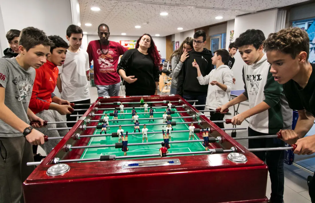 El campionat de futbolí va tenir lloc ahir a la tarda al Punt 400.