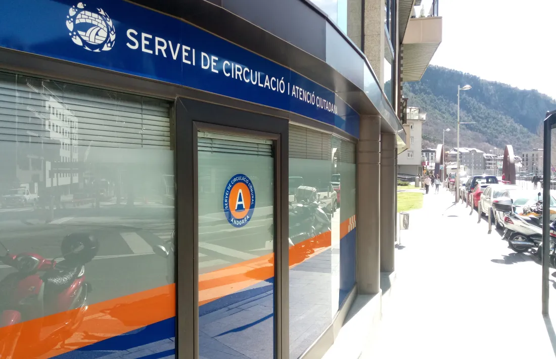 Les instal·lacions del servei de Circulació d’Escaldes-Engordany.