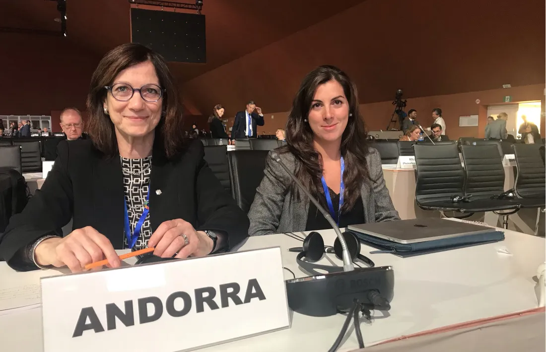 La delegació andorrana