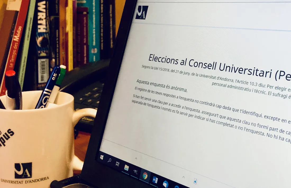 Les eleccions universitàries s’han fet amb vot electrònic.