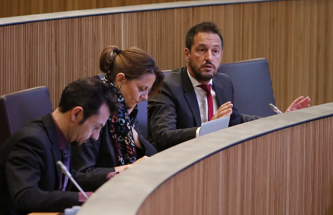 Els consellers generals del Partit Socialdemòcrata en una sessió parlamentària.