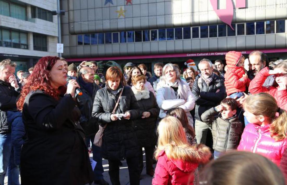 L'exposició es va inaugurar dissabte a la plaça de la Germandat, centre neuràlgic del recorregut.