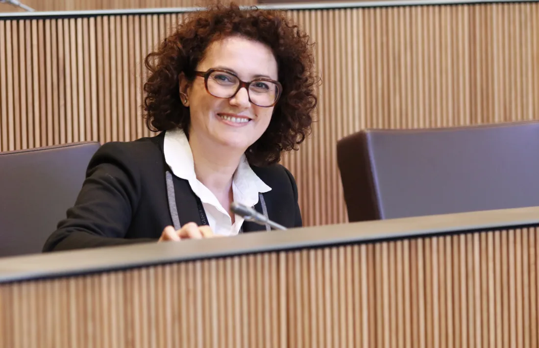 La parlamentària de L’A, Judith Pallarés.