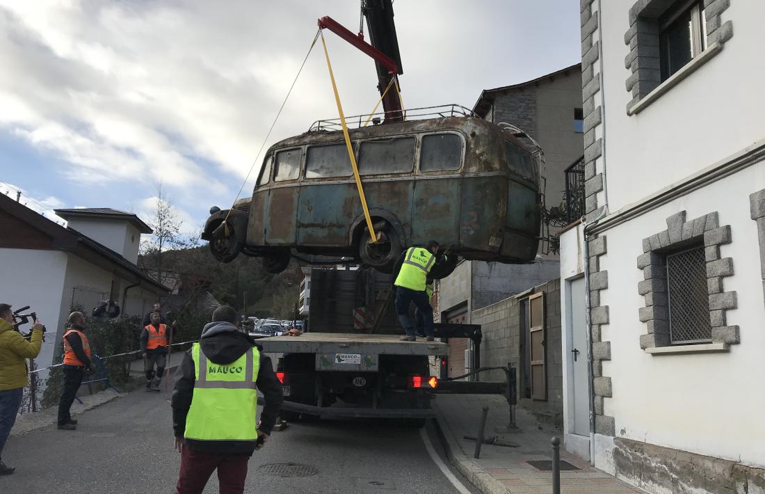 Retirada del Dodge de Fontaneda, el 15 de desembre passat: va ser una operació espectacular.