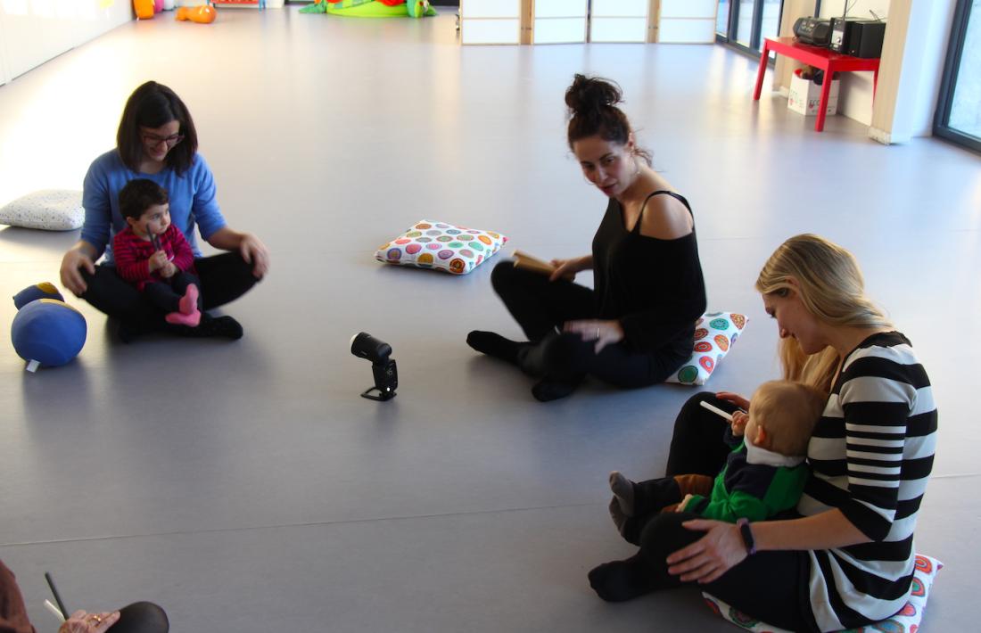 Un moment del taller musical Sonadons que s'ha celebrat aquest dissabte a L'Estudi d'Ordino.