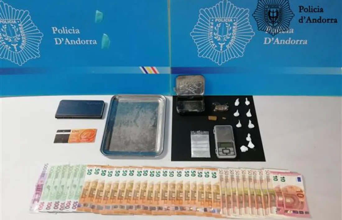 El material incautat en l'operació 'Caloret'.
