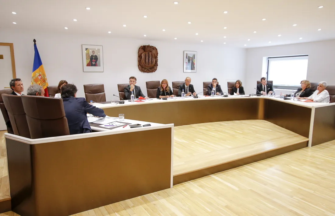 Una sessió del comú d’Andorra la Vella.
