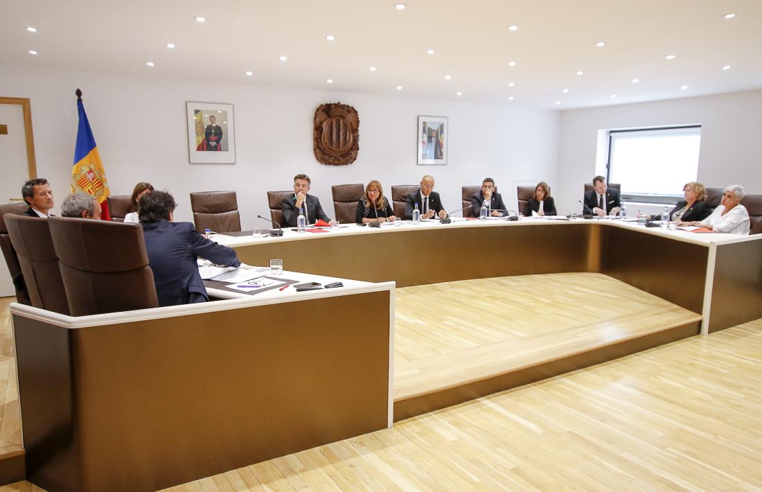 Una sessió del comú d’Andorra la Vella.