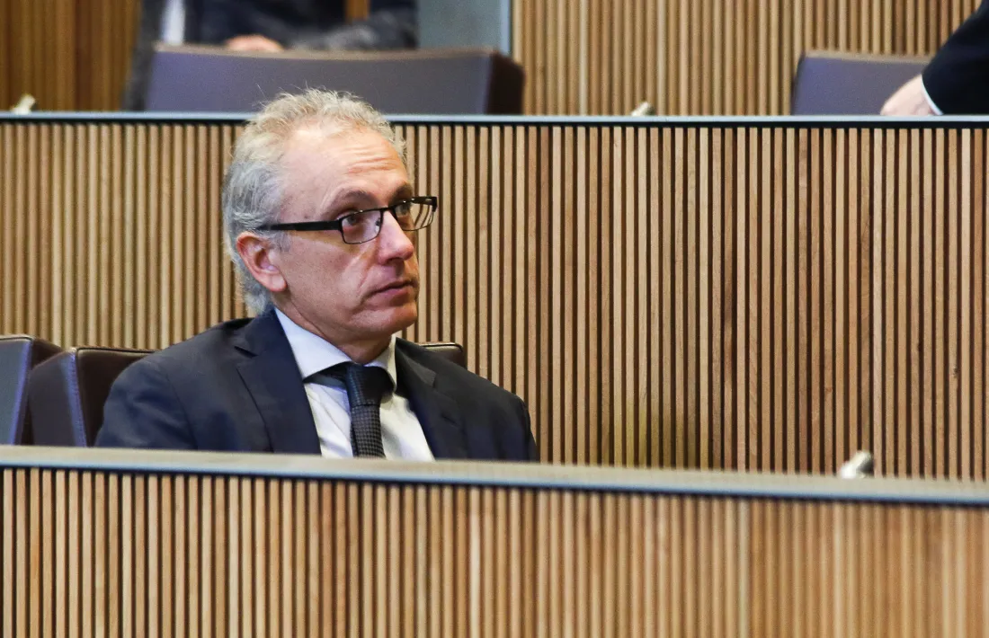 El ministre de Turisme, Francesc Camp, en una sessió al Consell General.