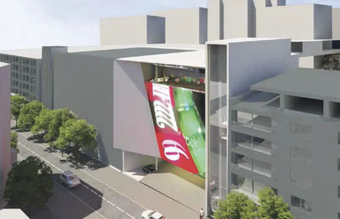 El projecte que Jocs, SA preveu construir a Prat de la Creu.