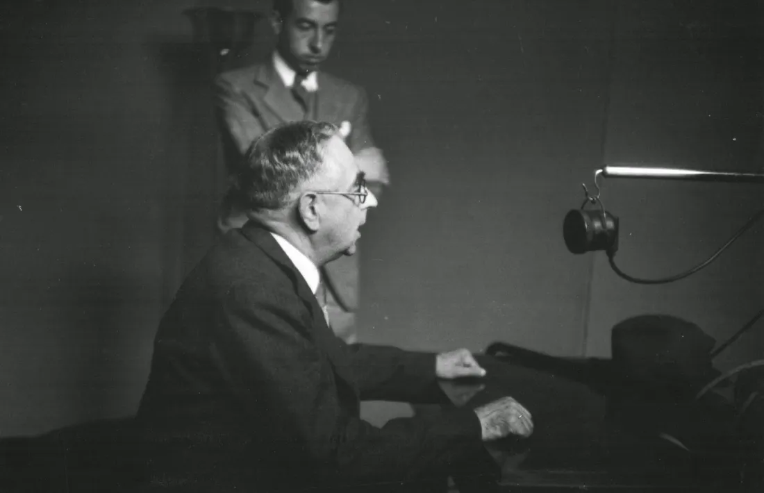 7 d’agost del 1939: el síndic Cairat, en l’al·locució inaugural de Radio Andorra.