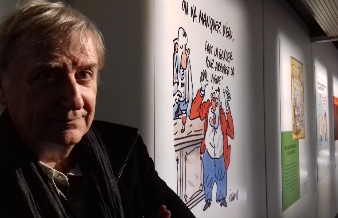 Plantu, a l'exposició 'Ça chauffe pour la planète', des d'avui mateix al Museu de l'Electricitat.
