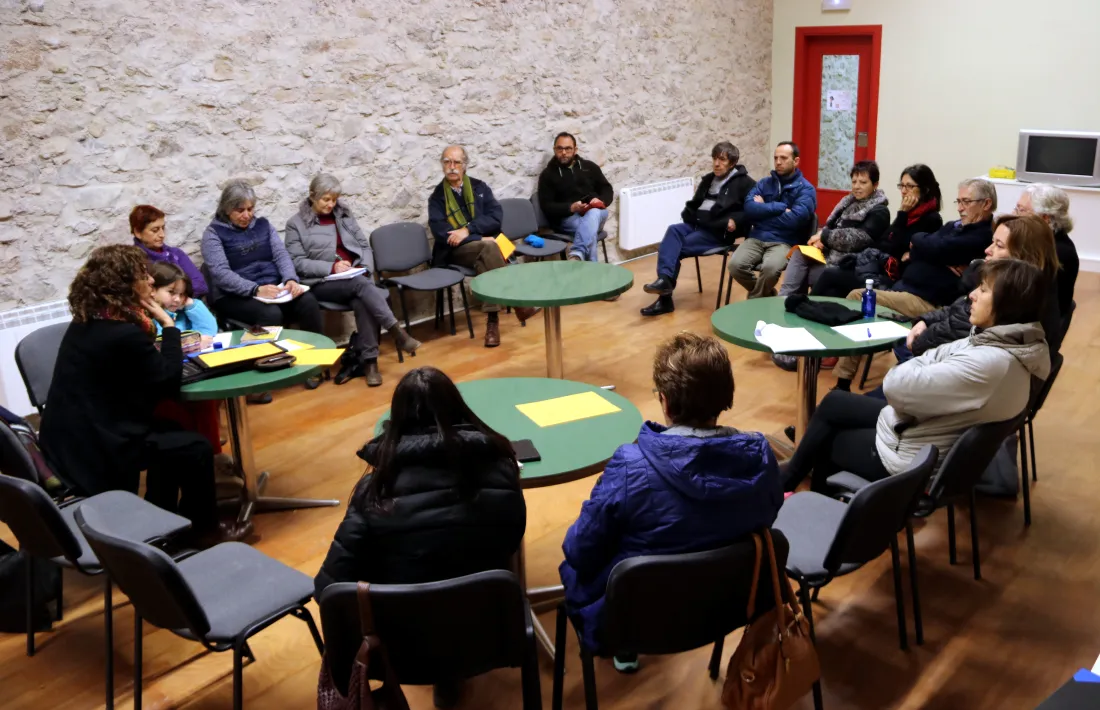La reunió informativa que va fer l’associació Lo Pedrís.