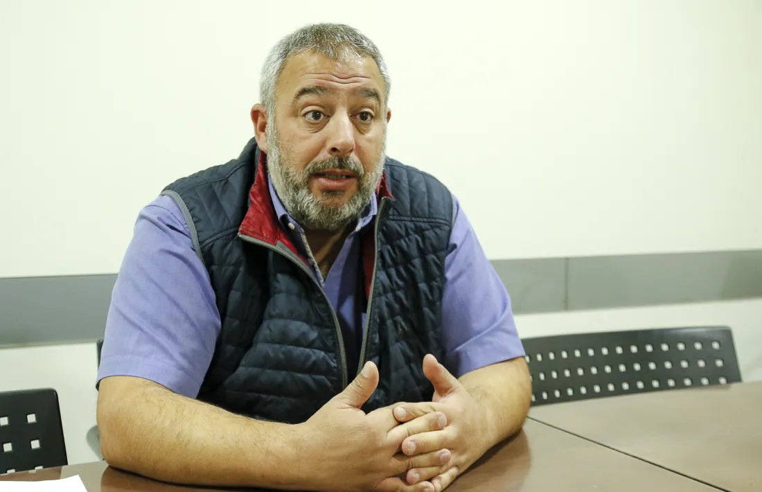 El president del Sindicat de Personal Adscrit a l’Administració General, Lluís Anguita.