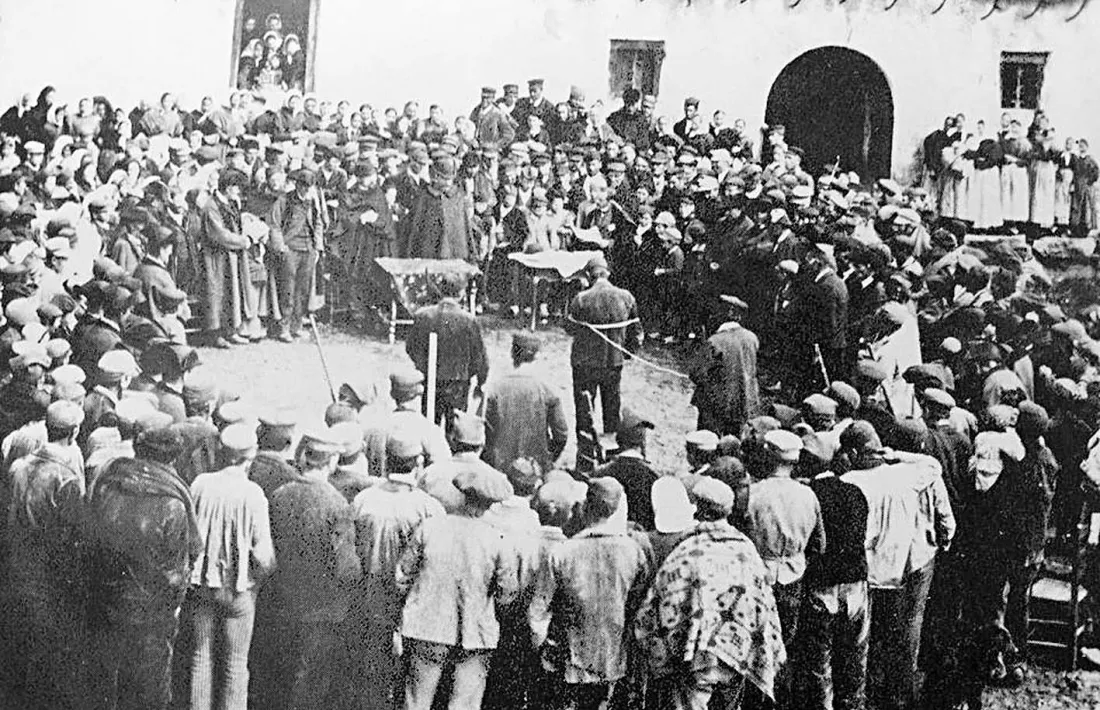 Lectura de la sentència de Bacó, el 28 de març del 1896: la pena de mort li va ser finalment commutada per cadena perpètua.