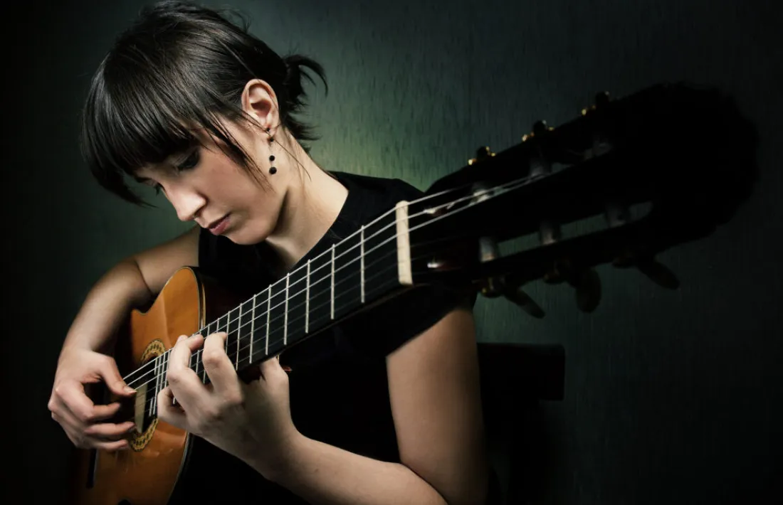 La guitarrista castellana Silvia Nogales.