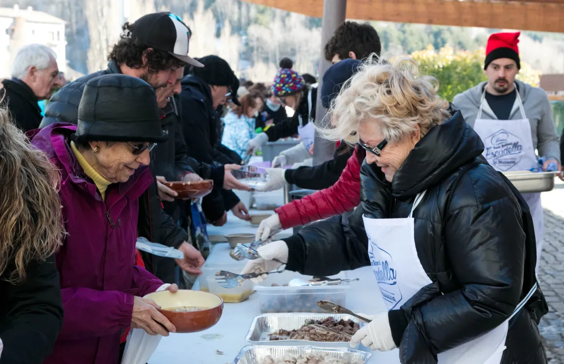 Una edició anterior de l’escudella gastronòmica de Sant Antoni massanenca.