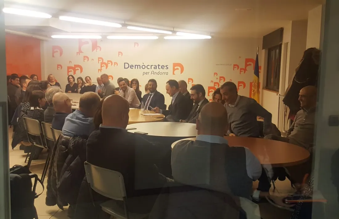 L’executiva de DA va comptar ahir amb l’assistència dels seus càrrecs electes.