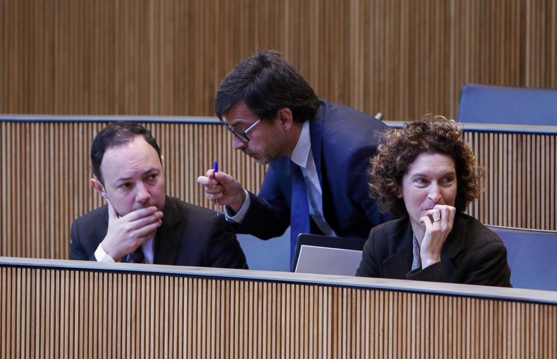 Espot, Cinca i Ubach en la sessió del Consell General d'ahir.