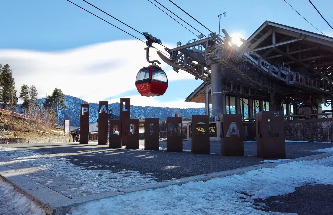 Vallnord/ UNa imatge de l'estació Pal-Arinsal