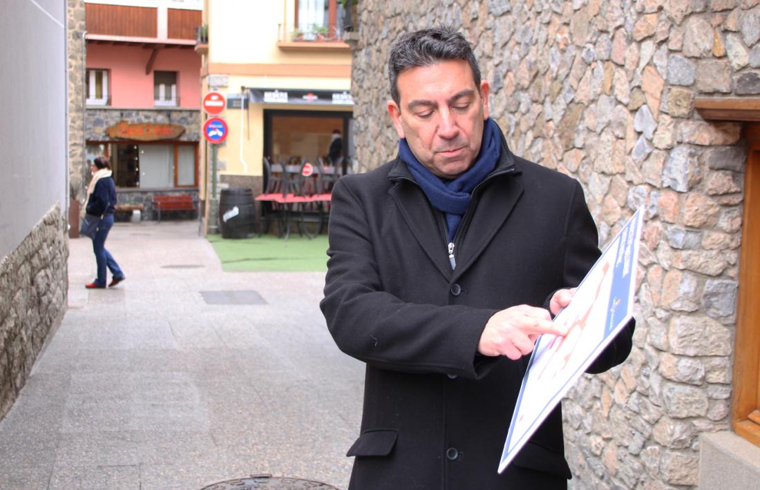 Miquel Canturri, va explicar les zones on afectarà el canvi de pavimentació.