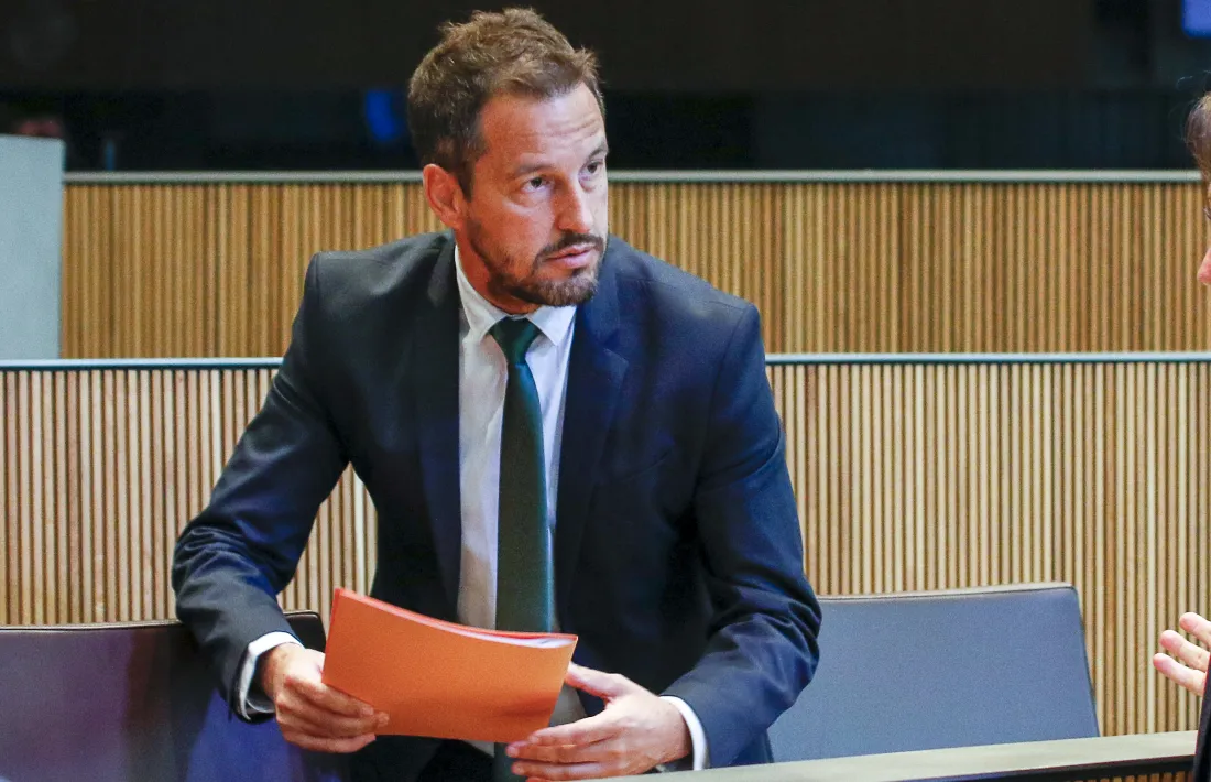 El conseller general Pere López.