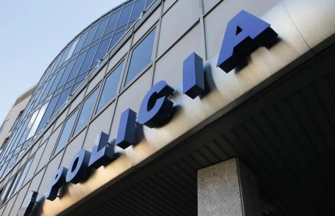 L'edifici de la policia.