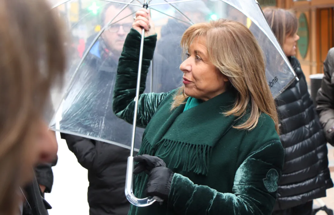 La cònsol de la capital també va assistir ahir a la inauguració de The Shopping Mile.