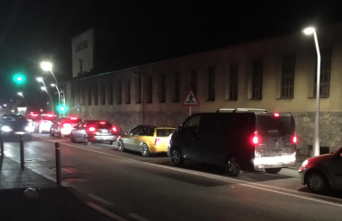 El tall del túnel de la Tàpia, a Sant Julià de Lòria, va convertir el centre de la vila en un caos circulatori.
