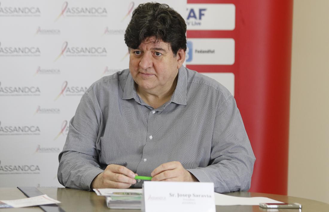 El president de l’Associació Andorrana Contra el Càncer, Josep Saravia.