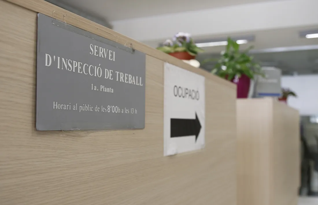 Les instal·lacions del servei d’Inspecció de Treball.