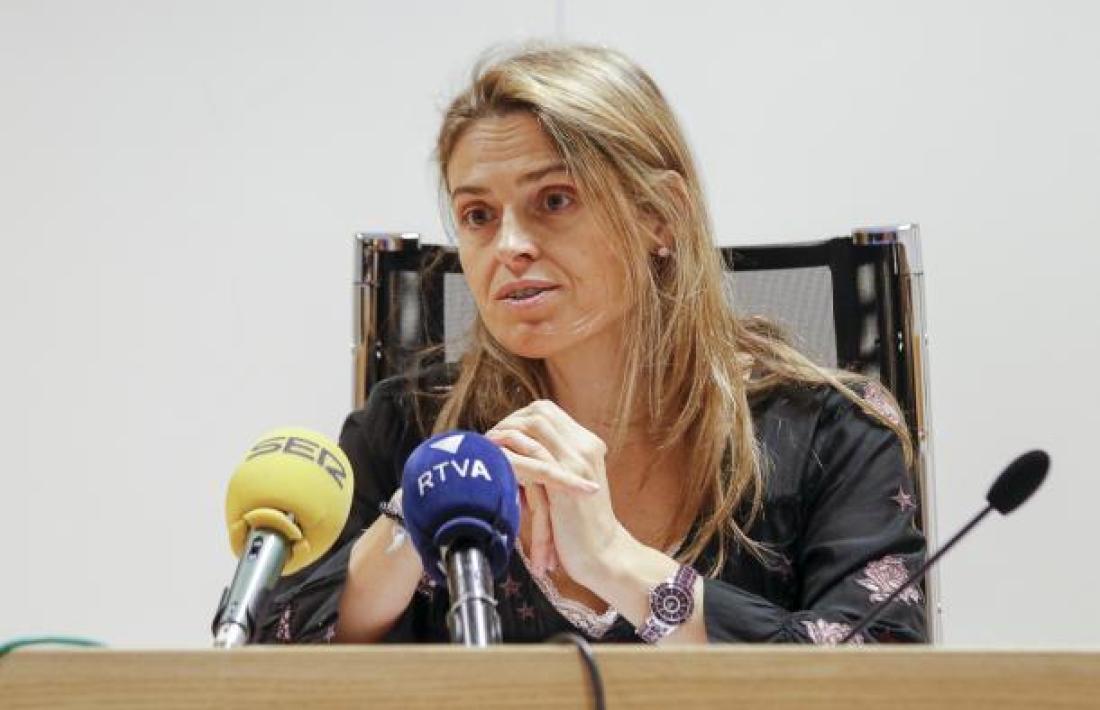 La degana del Col·legi d'Advocats, Sophie Bellocq.