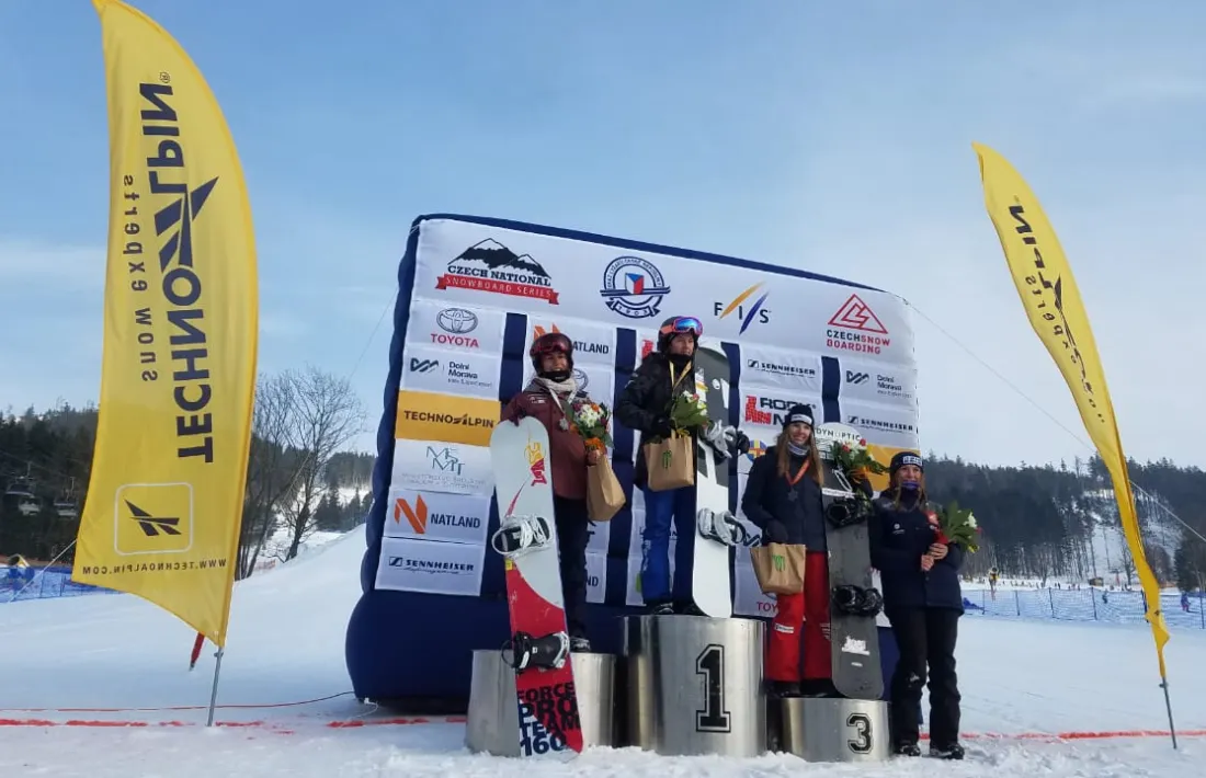 Maeva Estévez assoleix la segona posició a la Copa d'Europa de 'boardercross' a Dolni Morava