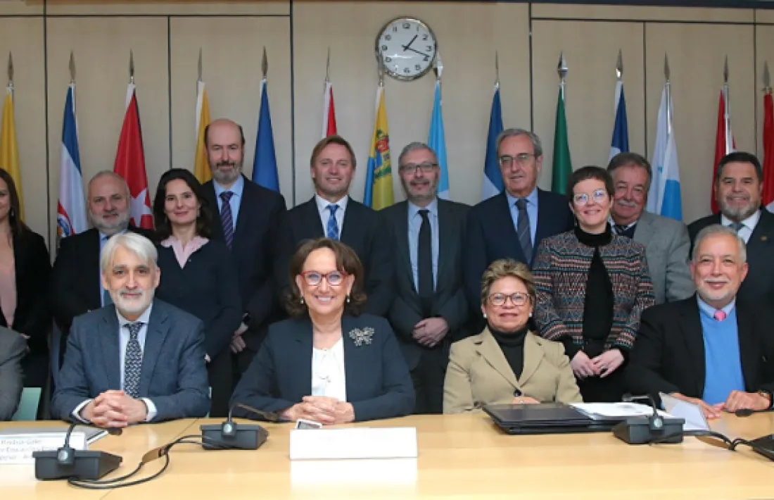 Els participants a les jornades constitutives del Siaces a Madrid.