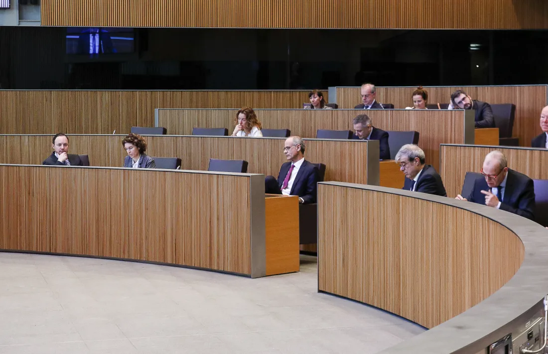 Un moment de la sessió del Consell General d'ahir.