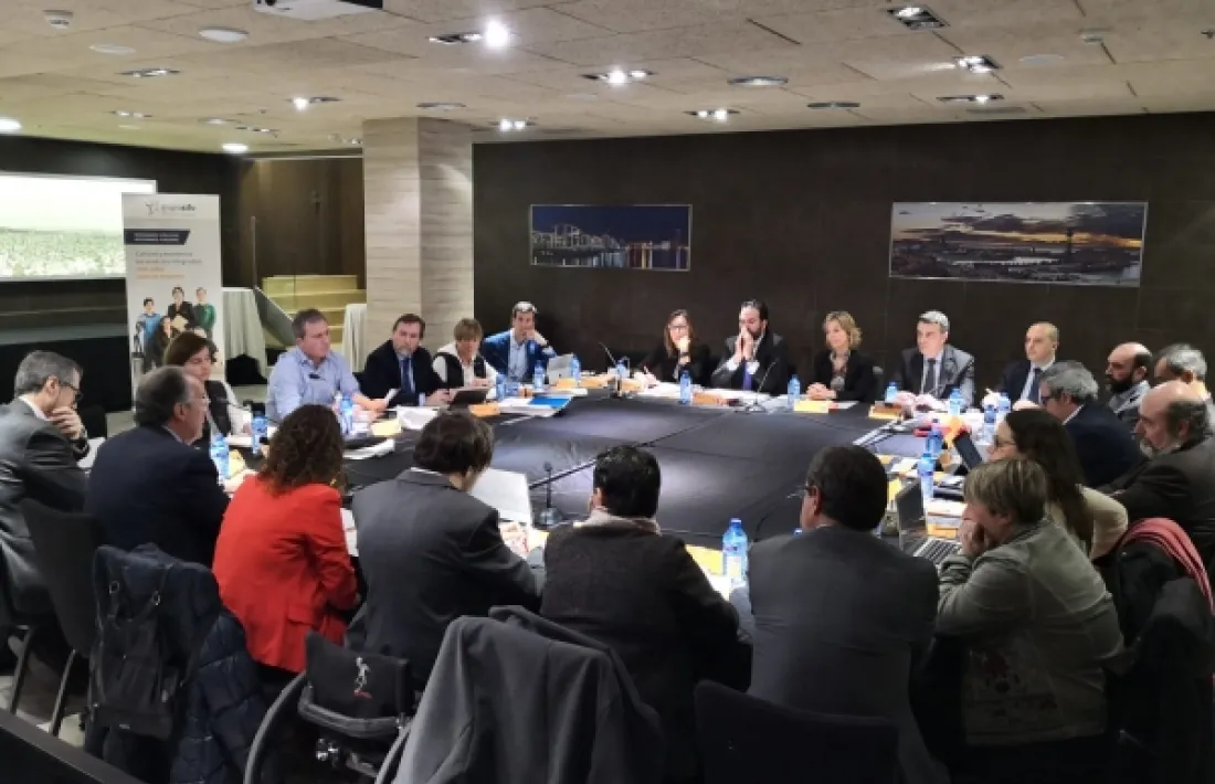 Un moment de la trobada organitzada a Barcelona.