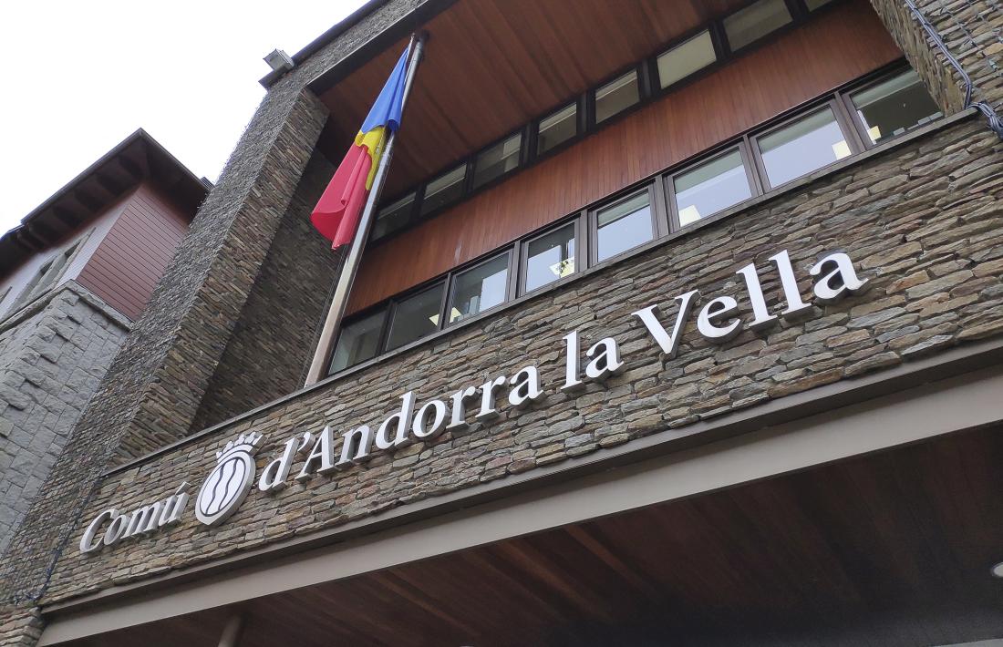 L’edifici del Comú d’Andorra la Vella.
