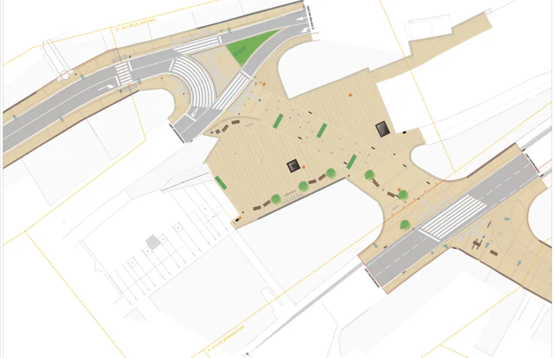 El projecte de reforma de la plaça de la Rotonda.