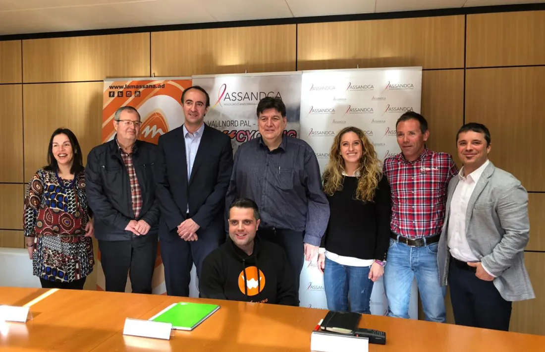 Un moment de la presentació ahir de l’esdeveniment de Cycling.