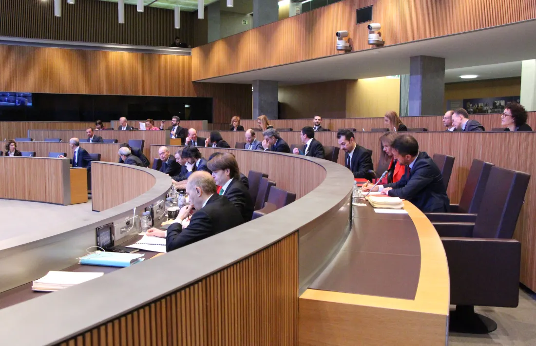 ANA/ Una imatge dels consellers generals, durant la sessió de Consell General d'aquest divendres.