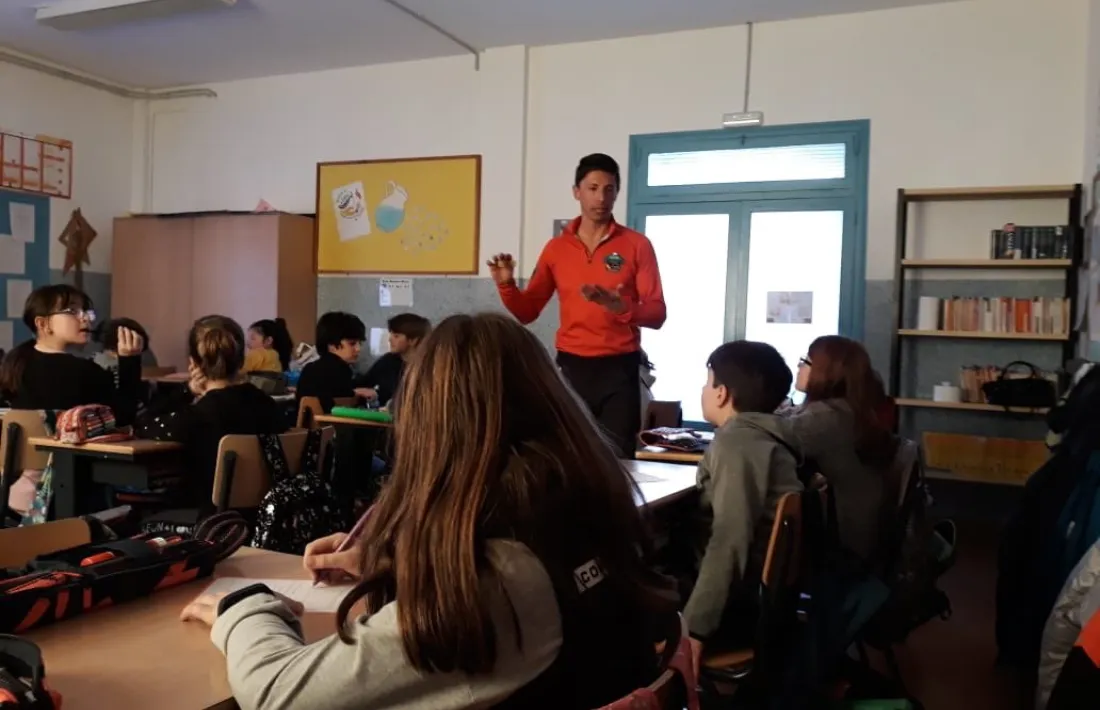Els alumnes dels sistemes educatius espanyol i francès es formen en el 'Projecte de les allaus'.