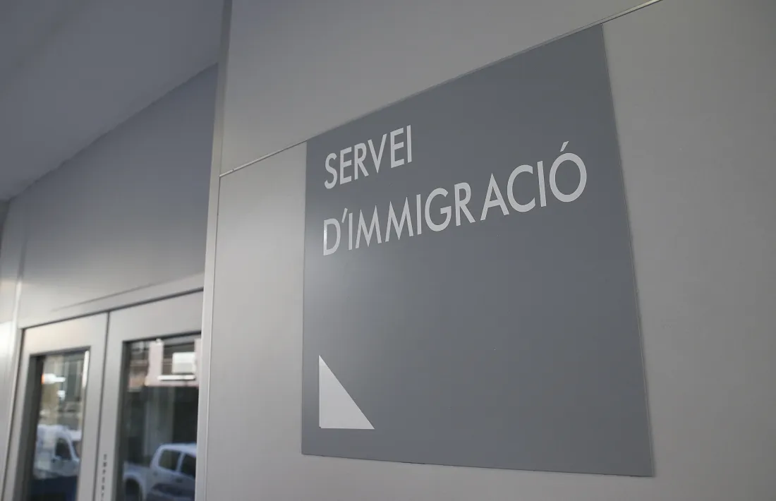 Les instal·lacions del servei d’Immigració.