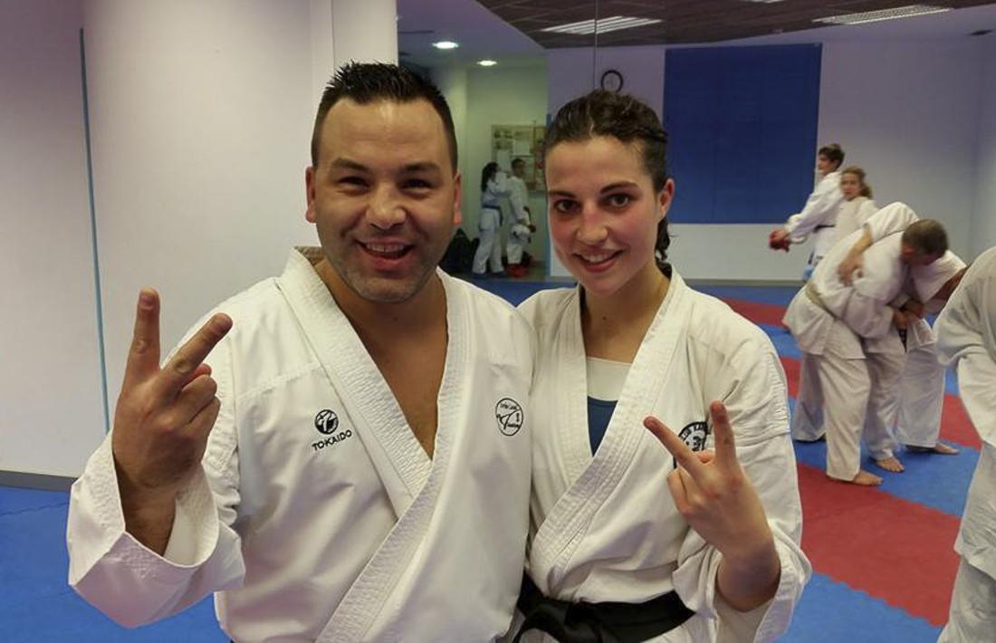Sandra Herver amb Ivan Leal.