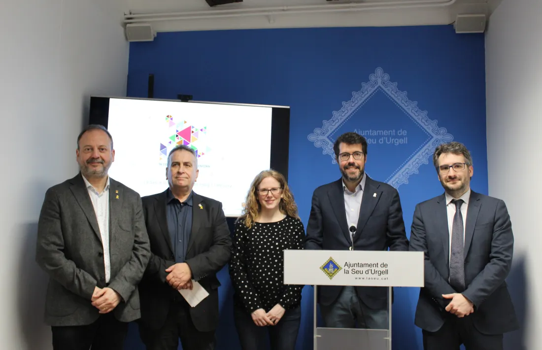 Presentació del que ha tingut lloc aquest dimarts a l'ajuntament de la Seu d'Urgell.