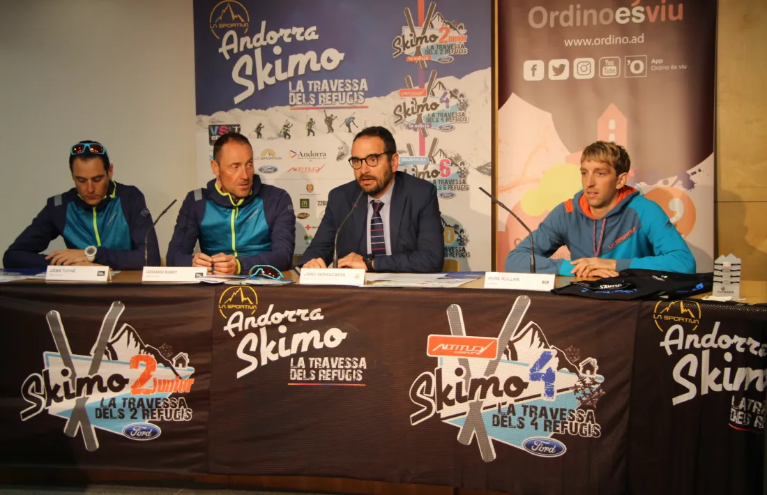 Un moment de la presentació de la prova ahir al CEO d’Ordino.